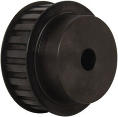 Power Drive - 24 Tooth, 3/4" Inside x 3.766" Outside Diam, Timing Belt Pulley - 3/4, 1" Belt Width, 3.82" Pitch Diam, Steel & Cast Iron - Exact Tooling