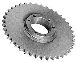 Browning - 35 Teeth, 3/4" Chain Pitch, Chain Size 60, Bushed Steel Roller-Chain Sprockets - Exact Tooling