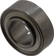 Value Collection - 3/16" Bore Diam, 3/8" OD, Double Shield Miniature Radial Ball Bearing - 1/8" Wide, 1 Row, Round Bore, 56 Lb Static Capacity, 160 Lb Dynamic Capacity - Exact Tooling