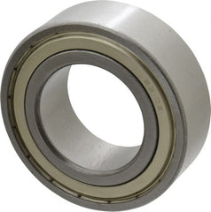 Tritan - 50mm Bore Diam, 90mm OD, Double Shield Angular Contact Radial Ball Bearing - 30.2mm Wide, 2 Rows, Round Bore, 9,400 Lb Static Capacity, 11,500 Lb Dynamic Capacity - Exact Tooling