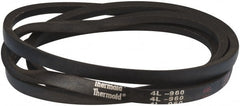 Value Collection - Section 4L, 96" Outside Length, V-Belt - Rubber, Fractional HP, No. 4L960 - Exact Tooling