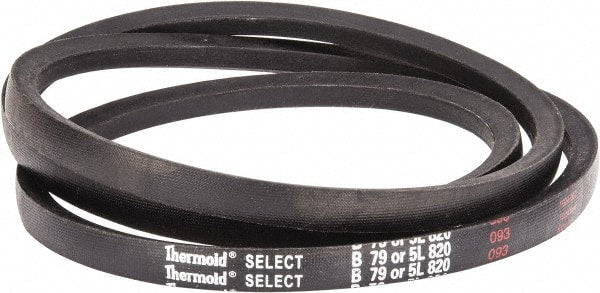 Value Collection - Section 5L, 82" Outside Length, V-Belt - Rubber, Fractional HP, No. 5L820 - Exact Tooling