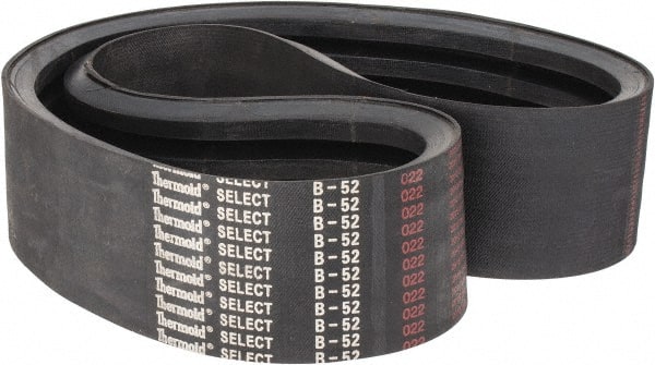 Value Collection - Section B, V-Belt - Neoprene Rubber, Classic Banded, No. B-52 - Exact Tooling