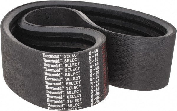 Value Collection - Section B, V-Belt - Neoprene Rubber, Classic Banded, No. B-56 - Exact Tooling