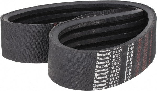 Value Collection - Section B, V-Belt - Neoprene Rubber, Classic Banded, No. B-59 - Exact Tooling