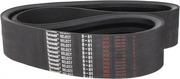 Value Collection - Section B, V-Belt - Neoprene Rubber, Classic Banded, No. B-61 - Exact Tooling
