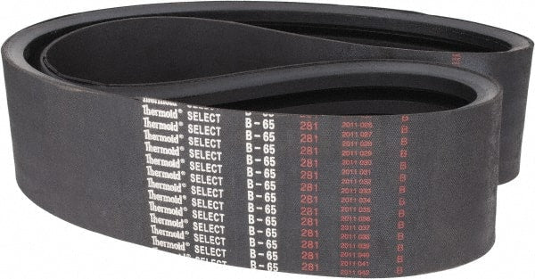 Value Collection - Section B, V-Belt - Neoprene Rubber, Classic Banded, No. B-65 - Exact Tooling