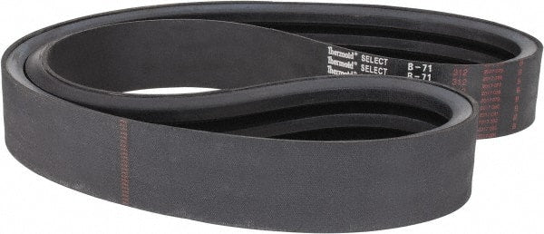 Value Collection - Section B, V-Belt - Neoprene Rubber, Classic Banded, No. B-71 - Exact Tooling