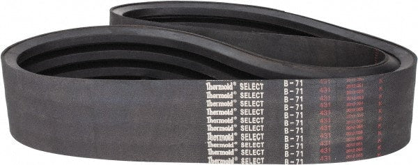 Value Collection - Section B, V-Belt - Neoprene Rubber, Classic Banded, No. B-71 - Exact Tooling