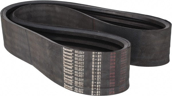 Value Collection - Section B, V-Belt - Neoprene Rubber, Classic Banded, No. B-81 - Exact Tooling