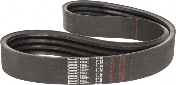 Value Collection - Section B, V-Belt - Neoprene Rubber, Classic Banded, No. B-82 - Exact Tooling