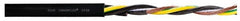 Igus - 8 AWG, 4 Strand, Black Machine Tool Wire - PVC, Flame, Oil and UV Resistant, 1 Ft. Long - Exact Tooling