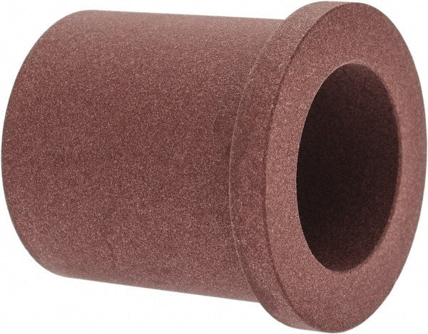 Bunting Bearing - 5/8" Inside x 7/8" Outside Diam, PTFE Sleeve Bearing - 1" Flange Outside Diam, 1/8" Flange Thickness, 1" OAL - Exact Tooling
