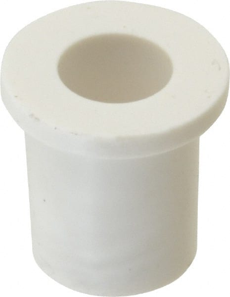 Bunting Bearing - 1/2" Inside x 3/4" Outside Diam, PTFE Sleeve Bearing - 1" Flange Outside Diam, 1/8" Flange Thickness, 1" OAL - Exact Tooling