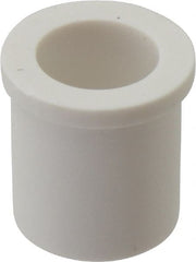 Bunting Bearing - 5/8" Inside x 7/8" Outside Diam, PTFE Sleeve Bearing - 1" Flange Outside Diam, 1/8" Flange Thickness, 1" OAL - Exact Tooling