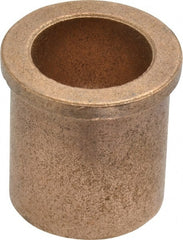 Boston Gear - 3/4" Inside x 1" Outside Diam, Oil Impregnated Bronze SAE-841 Flanged Sleeve Bearing - 1-1/8" Flange Outside Diam, 1/8" Flange Thickness, 1-1/8" OAL - Exact Tooling