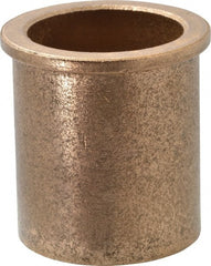 Boston Gear - 1-1/4" Inside x 1-1/2" Outside Diam, Oil Impregnated Bronze SAE-841 Flanged Sleeve Bearing - 1-3/4" Flange Outside Diam, 1/8" Flange Thickness, 1-3/4" OAL - Exact Tooling
