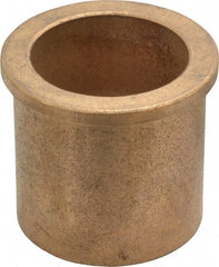 Boston Gear - 1-5/8" Inside x 2" Outside Diam, Oil Impregnated Bronze SAE-841 Flanged Sleeve Bearing - 2-1/4" Flange Outside Diam, 3/16" Flange Thickness, 2" OAL - Exact Tooling