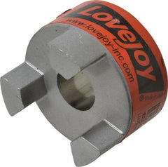 Lovejoy - 5/8" Max Bore Diam, 3/16" x 3/32" Keyway Width x Depth, Flexible Coupling Hub - 1-3/4" OD, 2.12" OAL, Sintered Iron, Order 2 Hubs & 1 Spider for Complete Coupling - Exact Tooling