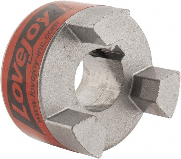 Lovejoy - 3/4" Max Bore Diam, 3/16" x 3/32" Keyway Width x Depth, Flexible Coupling Hub - 1-3/4" OD, 2.12" OAL, Sintered Iron, Order 2 Hubs & 1 Spider for Complete Coupling - Exact Tooling