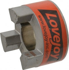 Lovejoy - 7/8" Max Bore Diam, 3/16" x 3/32" Keyway Width x Depth, Flexible Coupling Hub - 1-3/4" OD, 2.12" OAL, Sintered Iron, Order 2 Hubs & 1 Spider for Complete Coupling - Exact Tooling