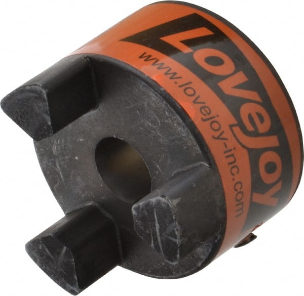 Lovejoy - 19mm Max Bore, 6mm x 2.8mm Keyway Width x Depth, Flexible Coupling Hub - 2.54" OD, 3-1/2" OAL, Sintered Iron, Order 2 Hubs & 1 Spider for Complete Coupling - Exact Tooling