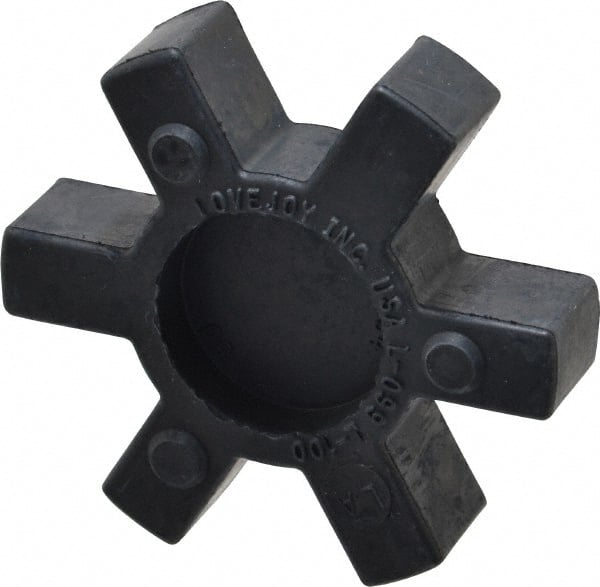 Lovejoy - Flexible Coupling Spider - 2.54" OD, 3-1/2" OAL, Buna-N, Order 2 Hubs & 1 Spider for Complete Coupling - Exact Tooling