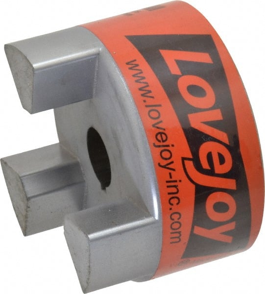 Lovejoy - 7/8" Max Bore Diam, Flexible Hub Coupling - 3-3/4" OD, 4-1/2" OAL, Sintered Iron - Exact Tooling