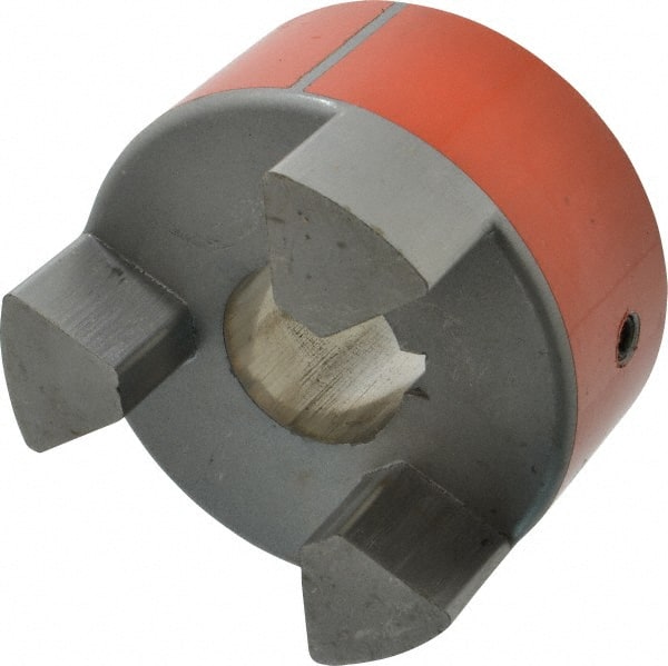 Lovejoy - 1-3/8" Max Bore Diam, Flexible Hub Coupling - 3-3/4" OD, 4-1/2" OAL, Sintered Iron - Exact Tooling