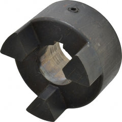 Lovejoy - 1-5/8" Max Bore Diam, Flexible Hub Coupling - 3-3/4" OD, 4-1/2" OAL, Sintered Iron - Exact Tooling