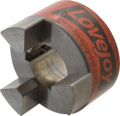 Lovejoy - 1-3/4" Max Bore Diam, Flexible Hub Coupling - 3-3/4" OD, 4-1/2" OAL, Sintered Iron - Exact Tooling