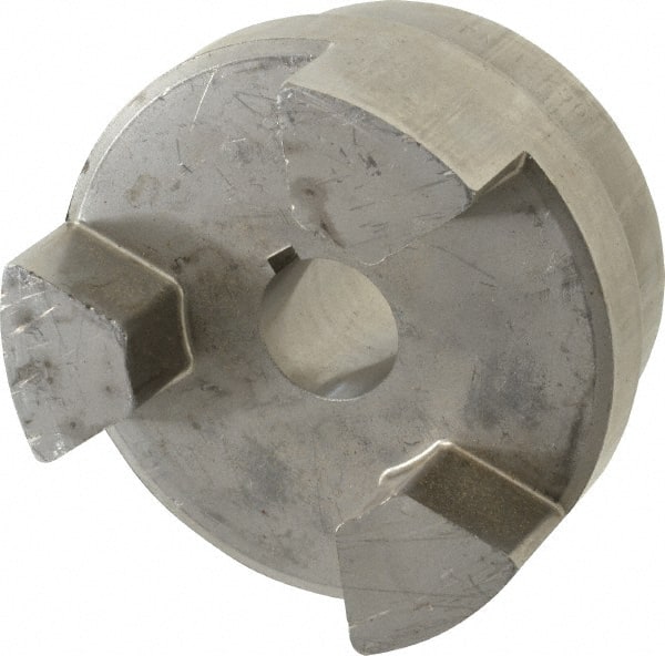 Lovejoy - 1-1/8" Max Bore Diam, Flexible Hub Coupling - 4-1/2" OD, 4.88" OAL, Sintered Iron - Exact Tooling