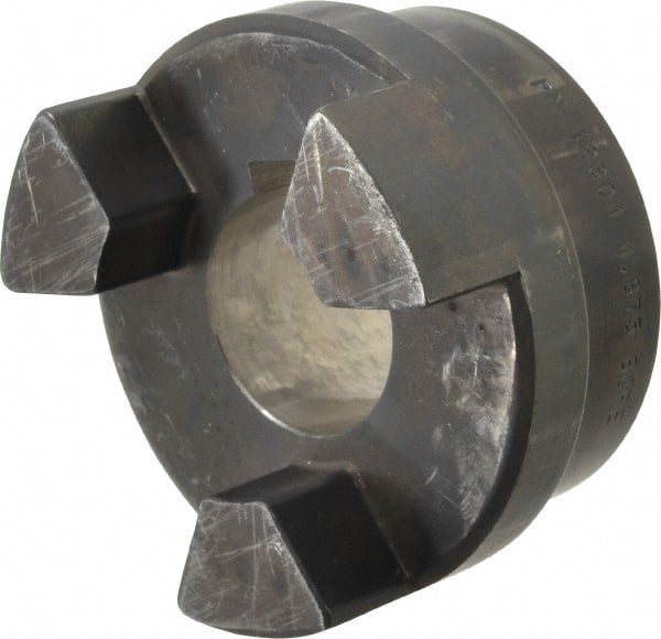 Lovejoy - 1-7/8" Max Bore Diam, Flexible Hub Coupling - 4-1/2" OD, 4.88" OAL, Sintered Iron - Exact Tooling