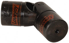 Lovejoy - 7/8" Bore Depth, 1,176 In/Lbs. Torque, D-Type Single Universal Joint - 7/16" Inside x 7/8" Outside Diam, 3" OAL - Exact Tooling