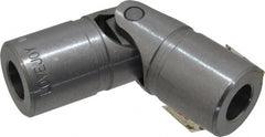 Lovejoy - 1" Bore Depth, 1,560 In/Lbs. Torque, D-Type Single Universal Joint - 1/2" Inside x 1" Outside Diam, 3-3/8" OAL - Exact Tooling