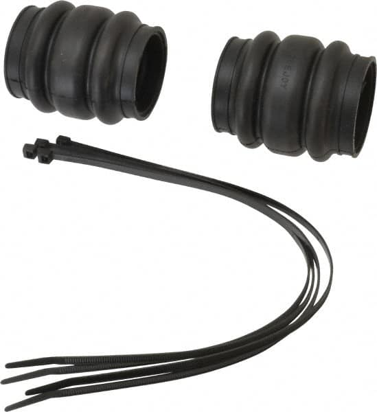 Lovejoy - 1-1/2" Bore Depth, 10,400 In/Lbs. Torque, Universal Joint Boot - 1" Inside x 2.59" Outside Diam, 3.08" OAL - Exact Tooling