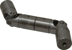 Lovejoy - 7/8" Bore Depth, 768 In/Lbs. Torque, DD-Type Double Universal Joint - 3/8" Inside x 3/4" Outside Diam, 5-3/8" OAL - Exact Tooling