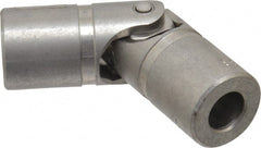 Lovejoy - 1" Bore Depth, 1,040 In/Lbs. Torque, D-Type Single Universal Joint - 1/2" Inside x 1" Outside Diam, 3-3/8" OAL - Exact Tooling