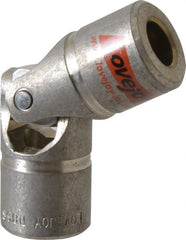 Lovejoy - 1-1/16" Bore Depth, 3,480 In/Lbs. Torque, D-Type Single Universal Joint - 5/8" Inside x 1-1/4" Outside Diam, 3-3/4" OAL - Exact Tooling