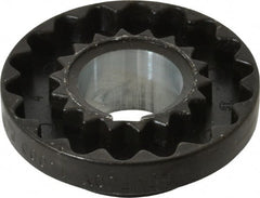 Lovejoy - 1" Max Bore Diam, 1/4" x 1/8" Keyway Width x Depth, Flexible Coupling Hub - 2.046" OD, 2.38" OAL, Cast Iron - Exact Tooling