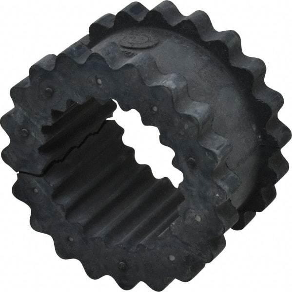 Lovejoy - 5 One Piece Split Flexible Coupling Sleeve Insert - 2.94" OD, 1.56" OAL, EPDM - Exact Tooling