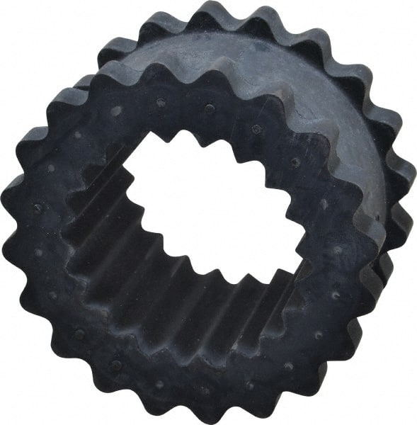 Lovejoy - 6 One Piece Solid Flexible Coupling Sleeve Insert - 3-3/4" OD, 1.88" OAL, EPDM - Exact Tooling