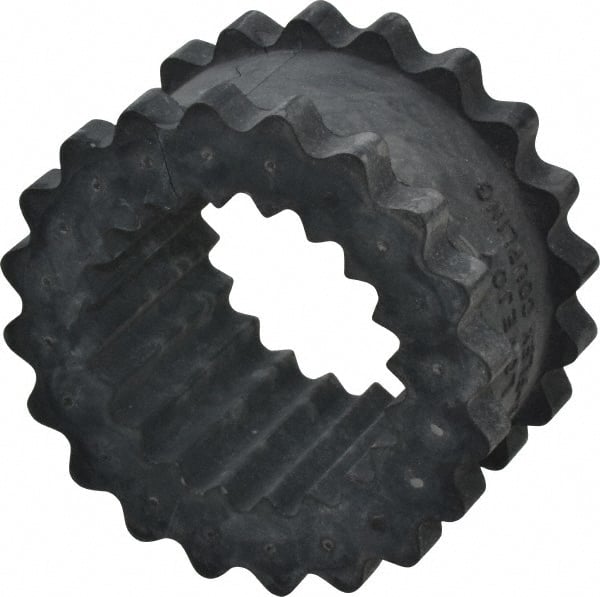 Lovejoy - 6 One Piece Split Flexible Coupling Sleeve Insert - 3-3/4" OD, 1.88" OAL, EPDM - Exact Tooling