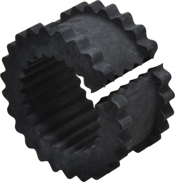 Lovejoy - 7 One Piece Split Flexible Coupling Sleeve Insert - 4.34" OD, 2.19" OAL, EPDM - Exact Tooling