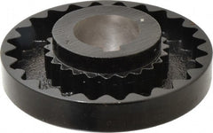 Lovejoy - 2" Max Bore Diam, 1/2" x 1/4" Keyway Width x Depth, Flexible Coupling Hub - 6.35" OD, 5.06" OAL, Cast Iron - Exact Tooling