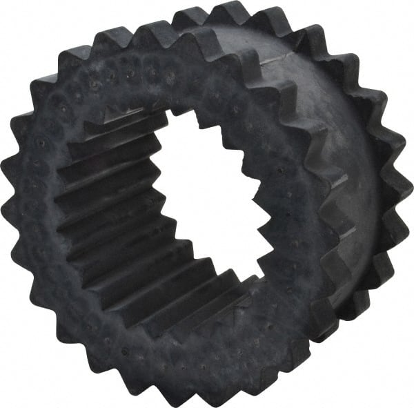 Lovejoy - 10 One Piece Solid Flexible Coupling Sleeve Insert - 7.06" OD, 3.44" OAL, EPDM - Exact Tooling