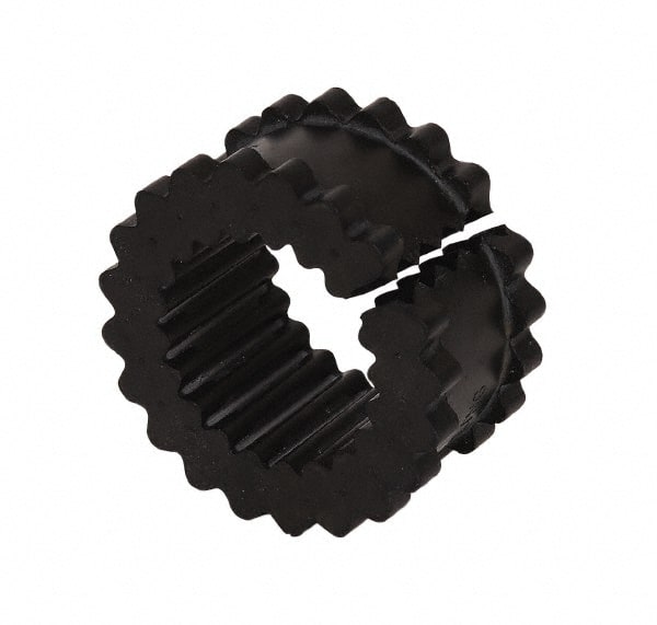 Lovejoy - 10 One Piece Split Flexible Coupling Sleeve Insert - 7.06" OD, 3.44" OAL, EPDM - Exact Tooling