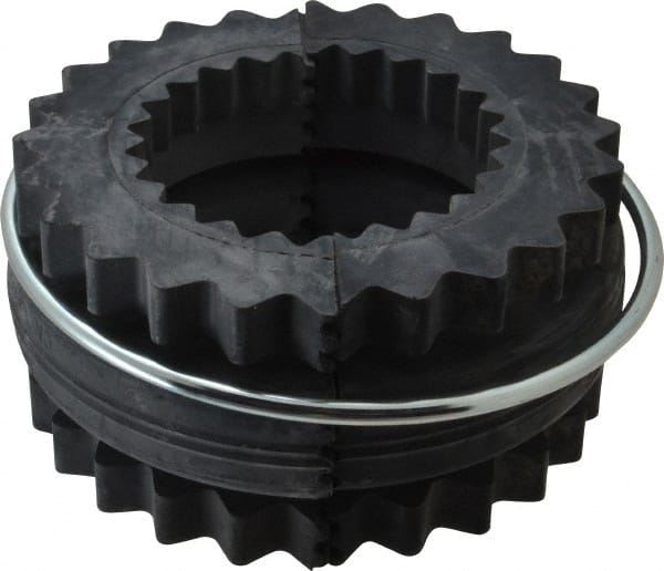 Lovejoy - 11 Two Piece Flexible Coupling Sleeve Insert - 8.19" OD, 4" OAL, EPDM - Exact Tooling