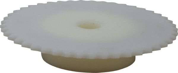 Poly Hi Solidur - 45 Teeth, 1/4" Chain Pitch, Chain Size 25, Roller Chain Sprockets - Exact Tooling