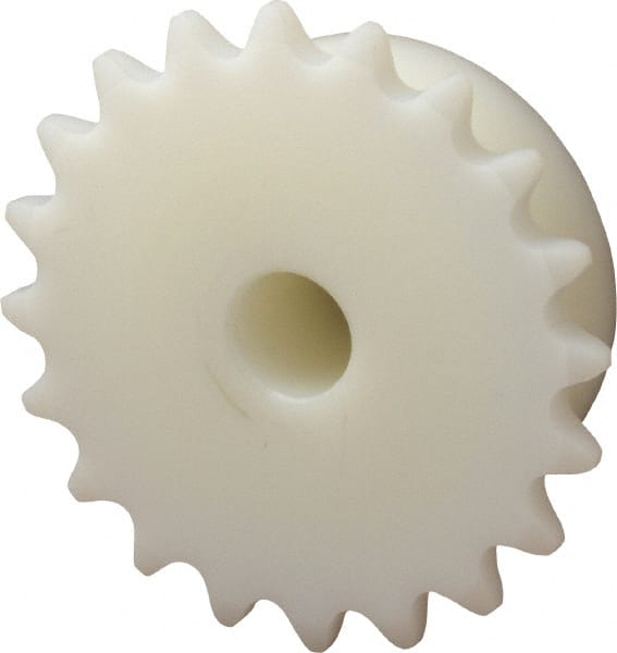Poly Hi Solidur - 20 Teeth, 3/8" Chain Pitch, Chain Size 35, Roller Chain Sprockets - Exact Tooling